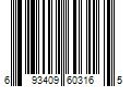 Barcode Image for UPC code 693409603165