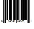 Barcode Image for UPC code 694341040001