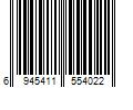 Barcode Image for UPC code 6945411554022