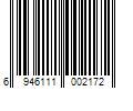 Barcode Image for UPC code 6946111002172