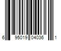 Barcode Image for UPC code 695019040361