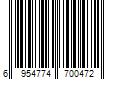 Barcode Image for UPC code 6954774700472