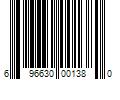 Barcode Image for UPC code 696630001380