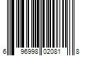 Barcode Image for UPC code 696998020818