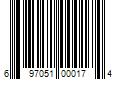 Barcode Image for UPC code 697051000174