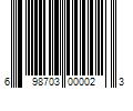 Barcode Image for UPC code 698703000023