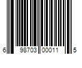 Barcode Image for UPC code 698703000115