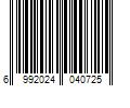 Barcode Image for UPC code 6992024040725