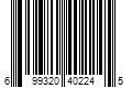 Barcode Image for UPC code 699320402245