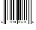 Barcode Image for UPC code 699804006006