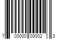 Barcode Image for UPC code 700000000023