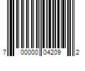 Barcode Image for UPC code 700000042092