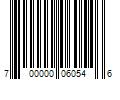 Barcode Image for UPC code 700000060546