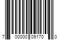 Barcode Image for UPC code 700000091700