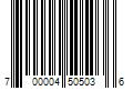 Barcode Image for UPC code 700004505036