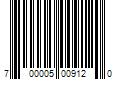 Barcode Image for UPC code 700005009120