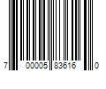 Barcode Image for UPC code 700005836160