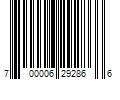 Barcode Image for UPC code 700006292866