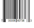 Barcode Image for UPC code 700006607363