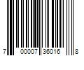 Barcode Image for UPC code 700007360168
