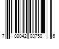 Barcode Image for UPC code 700042037506