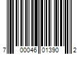 Barcode Image for UPC code 700046013902