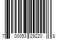 Barcode Image for UPC code 700053292208