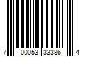 Barcode Image for UPC code 700053333864