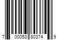 Barcode Image for UPC code 700053803749