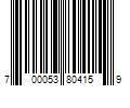 Barcode Image for UPC code 700053804159