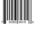 Barcode Image for UPC code 700053843158