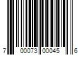 Barcode Image for UPC code 700073000456