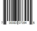 Barcode Image for UPC code 700083073945