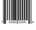 Barcode Image for UPC code 700083200099