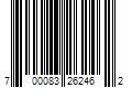 Barcode Image for UPC code 700083262462