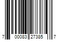 Barcode Image for UPC code 700083273857