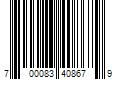 Barcode Image for UPC code 700083408679