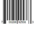 Barcode Image for UPC code 700289925383