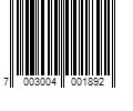 Barcode Image for UPC code 7003004001892