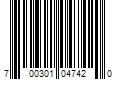 Barcode Image for UPC code 700301047420