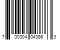 Barcode Image for UPC code 700304043863