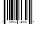 Barcode Image for UPC code 700304048981