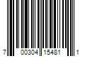 Barcode Image for UPC code 700304154811