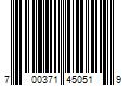 Barcode Image for UPC code 700371450519