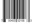 Barcode Image for UPC code 700403021083