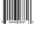 Barcode Image for UPC code 700443263313