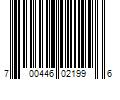 Barcode Image for UPC code 700446021996