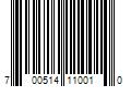 Barcode Image for UPC code 700514110010