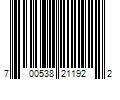 Barcode Image for UPC code 700538211922