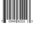 Barcode Image for UPC code 700545622223